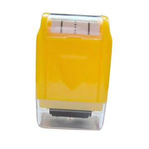 Bothyi - Sello De Rodillo De Práctica Con Líneas Discontinuas De Escritura A Mano Para Padres Y Profesores En Casa, Amarillo