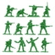 thumbnail image 3 of Figura de juguete BMC Plastic Army para mujer, 36 unidades, verde, 5 años o más, 3 of 9