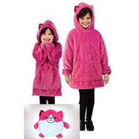 Movi - Poleron Peluche Sherpa Infantil Unisex