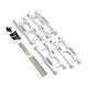 thumbnail image 5 of Brazo De Suspensión RC DIY Para Actualización De Vehículos Sobre Orugas Wltoys 1/14 144016 144018 Plata, 5 of 5