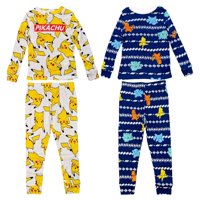 Set De Pijama Pokémon Little Boys Big Boys, 100% Algodón, 4 Piezas