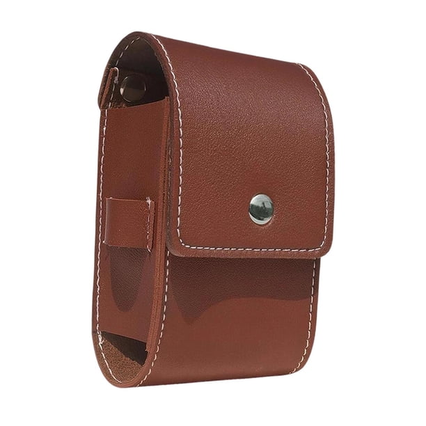 Estuche Para Telémetro De Golf De Primera Calidad De PU Para Hombre, Regalo Ligero, Bolsa De Transporte Para Telémetro, Color Café
