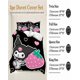 thumbnail image 4 of Cart-oon Bunny -3-Piece Be-d Set -Warm and- Comf-ortable -Kawaii- Beddi-ng Se-t Cute S-oft Mic-rofiber Bedclothe-s for Bo-ys Girls Ki-ds -King, 4 of 5