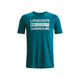 thumbnail image 2 of POLERA UNDER ARMOUR WORDMARK HOMBRE 1329582-338 - Talla M, 2 of 3