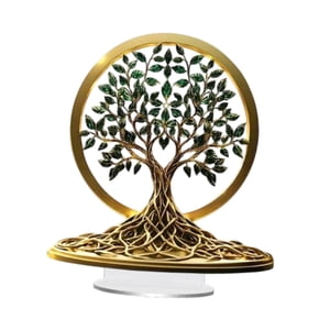 Magideal - Lista Acrílica Placa De La Placa De Artes 2D Centro De Arte Central De Mesa Decoración Ornamento De Escritorio Para Sala De Estar Festival De Oficina Estilo F