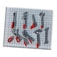 thumbnail image 4 of Juego De 8 Herramientas De Garaje Para Coche, Escala 1/64, Miniherramientas De Reparación De Modelos Arquitectónicos, Color Rojo, 4 of 5