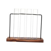 Magideal - Jarrón De Tubo De Ensayo Para Flores, Jarrón De Cristal, Arreglo Floral Creativo De Estilo Nórdico, Macetero Transparente Para Escritorio, Dormitorio,