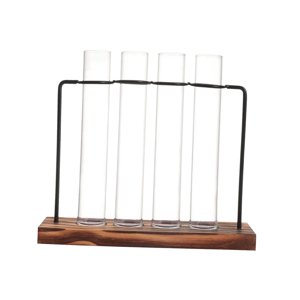 Magideal - Jarrón De Tubo De Ensayo Para Flores, Jarrón De Cristal, Arreglo Floral Creativo De Estilo Nórdico, Macetero Transparente Para Escritorio, Dormitorio,