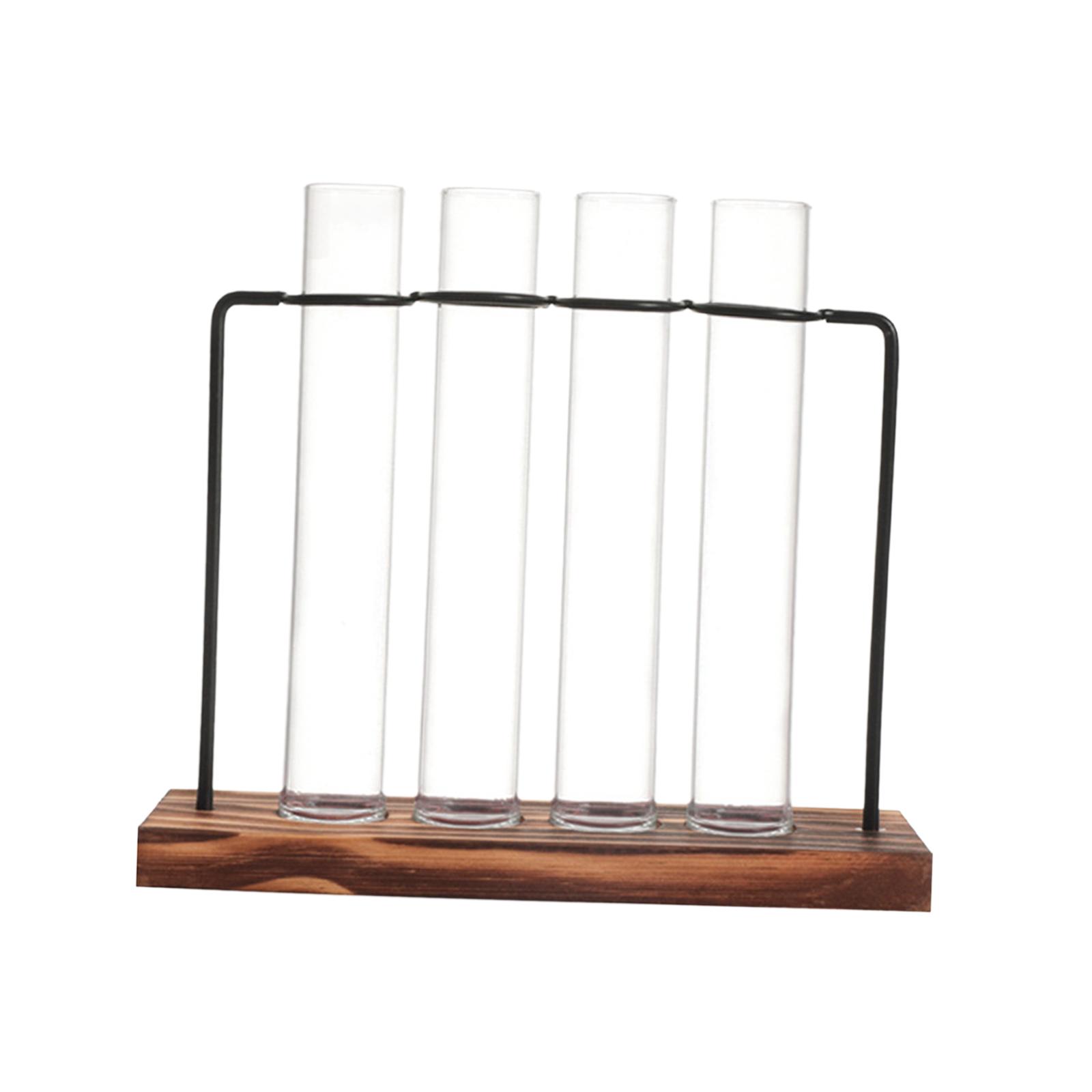 Magideal - Jarrón De Tubo De Ensayo Para Flores, Jarrón De Cristal, Arreglo Floral Creativo De Estilo Nórdico, Macetero Transparente Para Escritorio, Dormitorio,