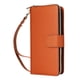 thumbnail image 1 of Funda Cartera con Cremallera y Correa para Samsung Galaxy S23 FE Soporte y Tarjetero Marrón, 1 of 6
