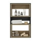 thumbnail image 3 of Mueble Auxilar Muro Baño Eco Negro Y Café Claro, 3 of 7