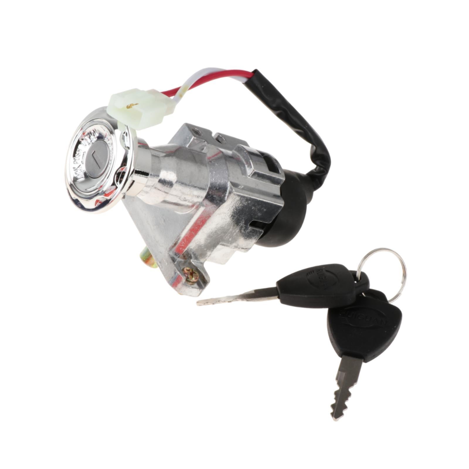 Magideal - Bloqueo De Encendido Para Bicicleta Eléctrica Juego De Bloqueo De Encendido Y Apagado Accesorios Para Bicicletas Eléctricas Para Vehículos Eléctricos De 10 A 19 Mm