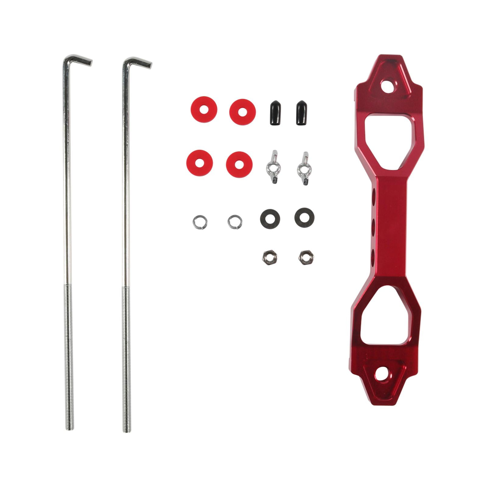 Magideal - Modificación Del Soporte De La Batería Del Coche, Juego De Sujeción De La Batería, Actualización De Modificación, Accesorios Automotrices Resistentes,