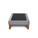 thumbnail image 2 of Base Cama Europea 1 Plaza 90x190 Cm Gris Claro Felpa, 2 of 3