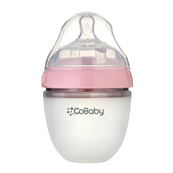 Mamadera Silicona Flexible CoBaby 150 ml rosa