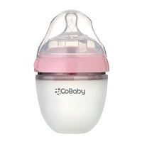 Mamadera Silicona Flexible Cobaby 150 Ml Rosa