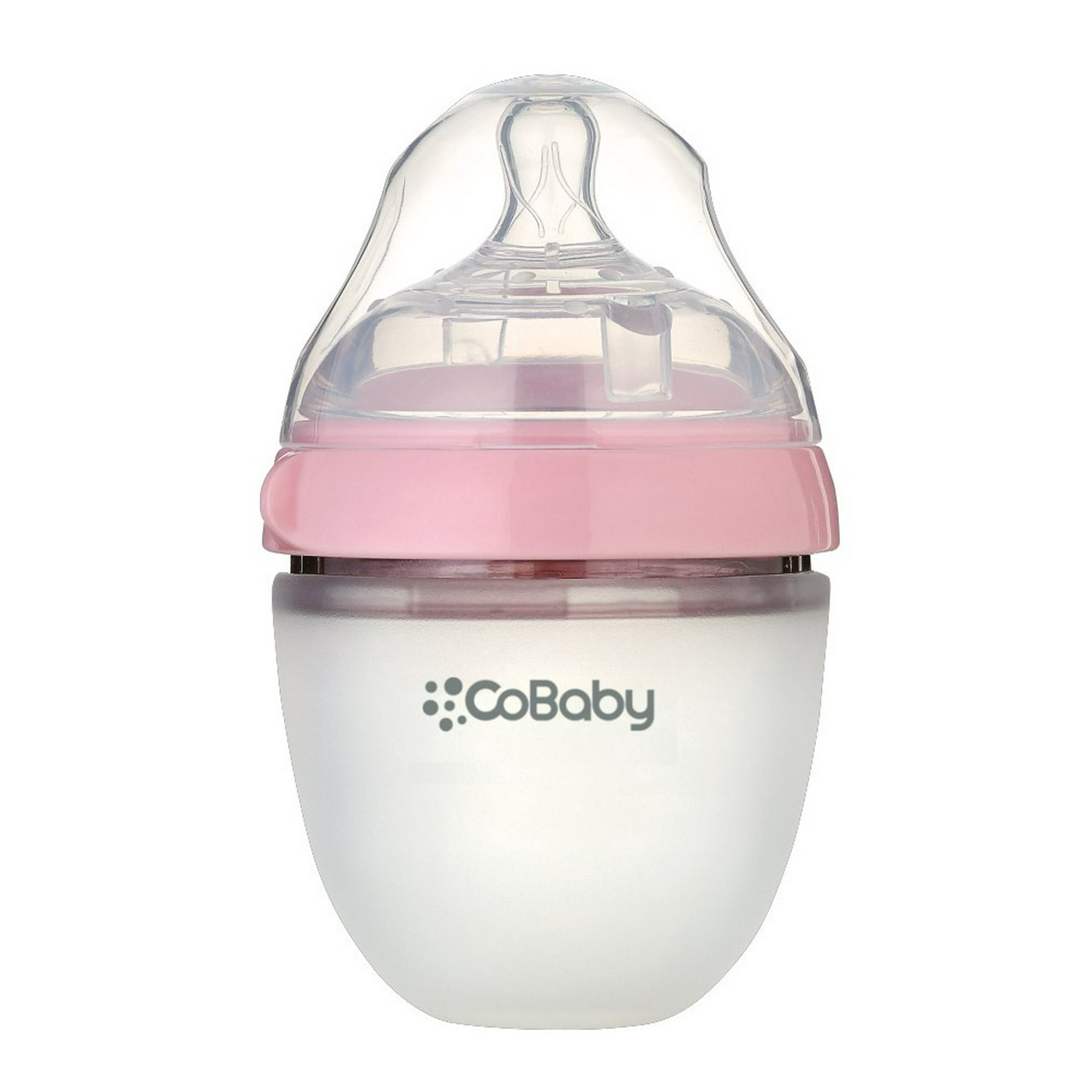 Mamadera Silicona Flexible Cobaby 150 Ml Rosa