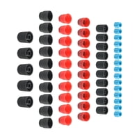 Magideal - Juego De Núcleo De Válvula De Ca Para Coche, 60 Piezas, Tapas De Válvula De Aire Acondicionado Automotriz, Tapa De Válvula De Aire, Juego De