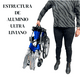 thumbnail image 3 of Silla de Ruedas Aluminio Ultra Liviano Aro 20-Azul, 3 of 8