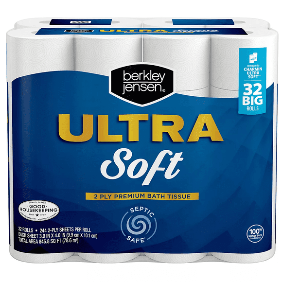 Papel Higiénico Ultra Soft Berkley Jensen 32 un