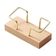 thumbnail image 4 of Organizador De Tarjetas De Visita De Madera Para Escritorio, Accesorio Para Mesas De Conferencias, 11 X 5 Cm, Marrón Claro, 4 of 5