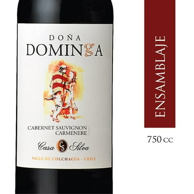 Vino Tinto Cabernet Sauvignon/Carmenere Botella 750 Cc Doña Dominga
