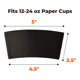 thumbnail image 3 of Fundas aislantes para taza de café FMP Brands, paquete de 1000 unidades, negras, 12‑24 oz (355‑710 ml), 3 of 6