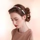 thumbnail image 3 of Bargains Únicos 3 piezas Peines de dientes Diademas florales Aro de cabello con peine de dientes para mujeres Antideslizante Verde Beige Negro, 3 of 7