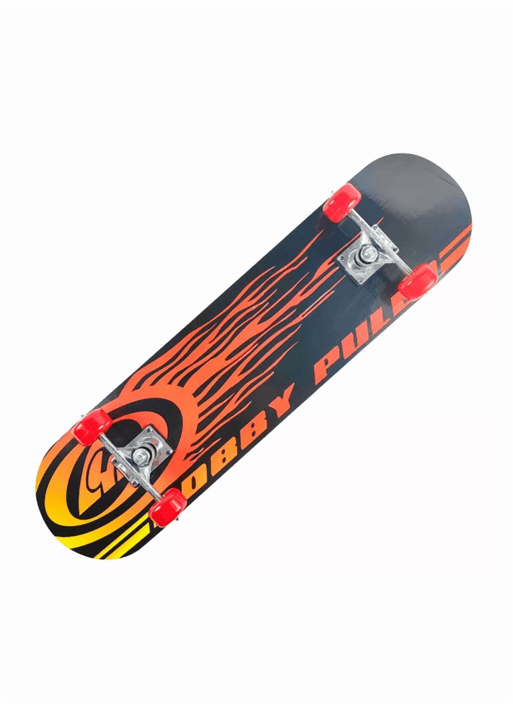 Genérico - Tabla Skate Madera Fuego 7 Láminas 32'', Negro