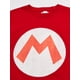 thumbnail image 2 of Camiseta Nintendo Mario Icon para niños, talla XL, roja, 2 of 5