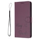thumbnail image 2 of Funda Cartera para Samsung Galaxy S24 FE con Bloqueo RFID, Cierre Magnético y Ranuras Tarjetas Morado, 2 of 6