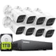 thumbnail image 1 of Sistema CCTV cableado SANNCE 1080P de 8 canales DVR, 1 of 3