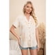 thumbnail image 1 of Blusa Mujer Manga Corta Algodón Botones Diseño Estampado 0076, 1 of 3
