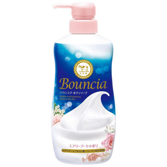 COW - Jabón corporal hidratante con aroma floral de rosas (480 ml)