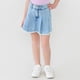 thumbnail image 2 of Falda Short Niña Kids Plisada Azul Claro Corona, 2 of 5