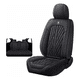 thumbnail image 1 of Fundas Cubreasiento Ecocuero Negro Universales, 1 of 3