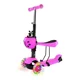 thumbnail image 1 of Monopatín HC Life Scooter 3 Ruedas Rosa Ajustable Con Asiento, 1 of 5
