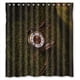thumbnail image 1 of Cortina de ducha con diseño de reloj de bolsillo antiguo, juego de cortinas de baño con ganchos, tamaño 60 x 72 pulgadas, 1 of 3