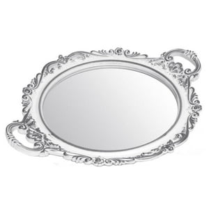 Vgo - Bandeja Plastica Redonda 40 Cm