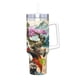 thumbnail image 2 of Kung Fu Panda 4 Vaso aislado de acero inoxidable con asa, diseño temático, regalo para familia, amigos y fans; incluye pajita y encaja en el portavasos estándar, 40 oz, 2 of 6