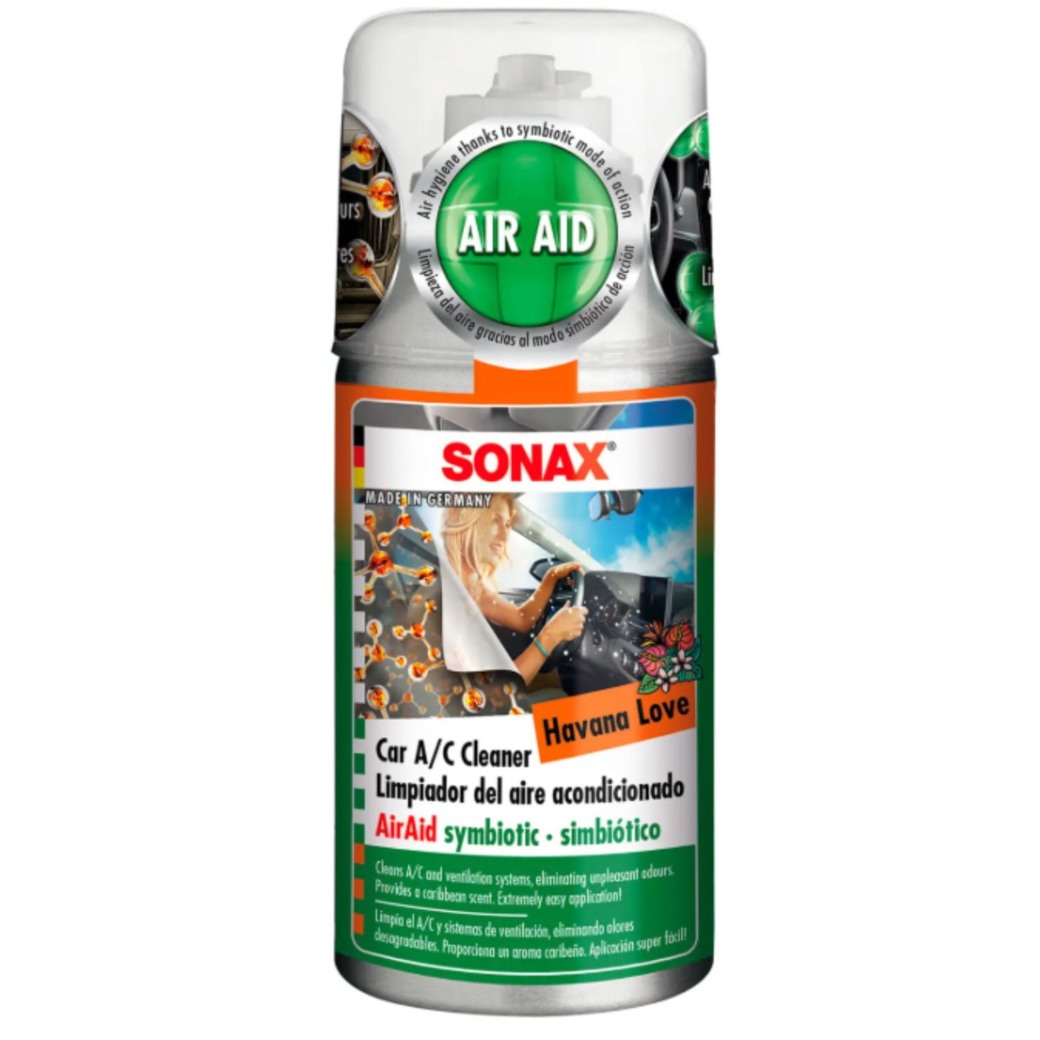 Limpia Aire Acondicionado Aroma Havana Lover Sonax 100 Ml.