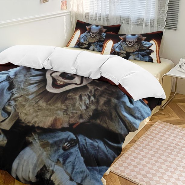 Pennywise 3-Piece Bedding Set Soft Warm And Comfortable Bed Set
