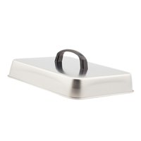 Magideal - Cubierta De Hamburguesa Con Cúpula Para Derretir Queso, Accesorio Para Plancha, Cubierta De Acero Inoxidable Para Hamburguesas, Barbacoa Al Aire Libre 26X20X5Cm