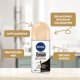 thumbnail image 2 of Desodorante Roll On Nivea Black & White Toque Seda, 50 ml, 2 of 6
