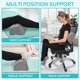 thumbnail image 3 of Almohada de rodilla AllSett Health Half Moon Booster para dormir boca arriba, 3 of 6