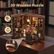 thumbnail image 5 of Kit DIY de rincón de libros en miniatura 3DVASE con luz LED, 5 of 6