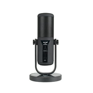 Asiamerica - Micrófono De Estudio Condensador Usb Am25 Negro