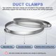 thumbnail image 5 of Manguera flexible de aluminio para conducto de 4" HYITCL, 3,5 m, 4 capas, negra con abrazaderas, 5 of 6