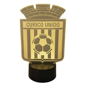 Lelumania - Lampara Ilusion 3D Curicó Unido De 7 Colores, Base Touch