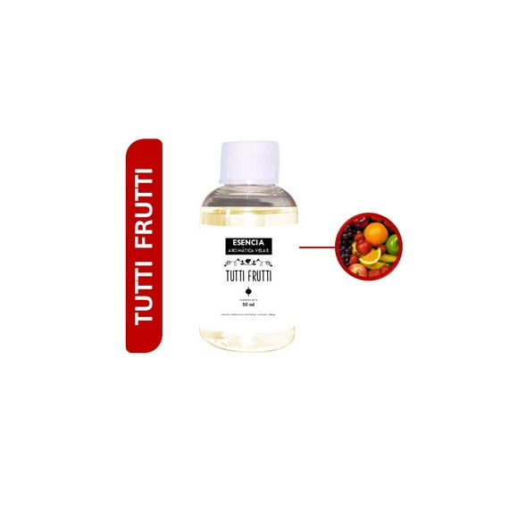 Esencias Aromáticas Pura Para Velas De Soya Y Parafina 50ml Tutti Frutti